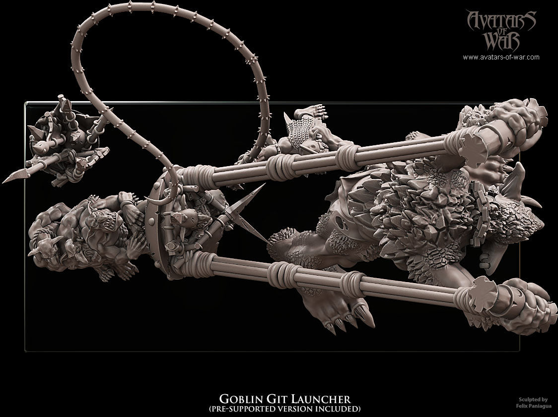 ORC - Orques de Fer avec un régiment d'armes puissantes - BR - ORCS - Fantasy – Avatars de Guerre
