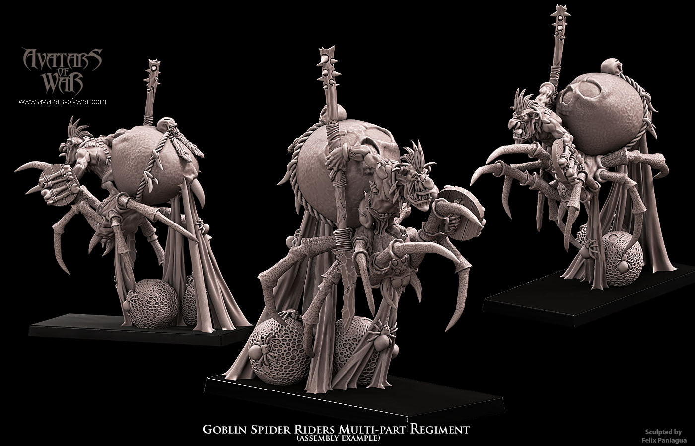 ORC - Orques de Fer avec un régiment d'armes puissantes - BR - ORCS - Fantasy – Avatars de Guerre