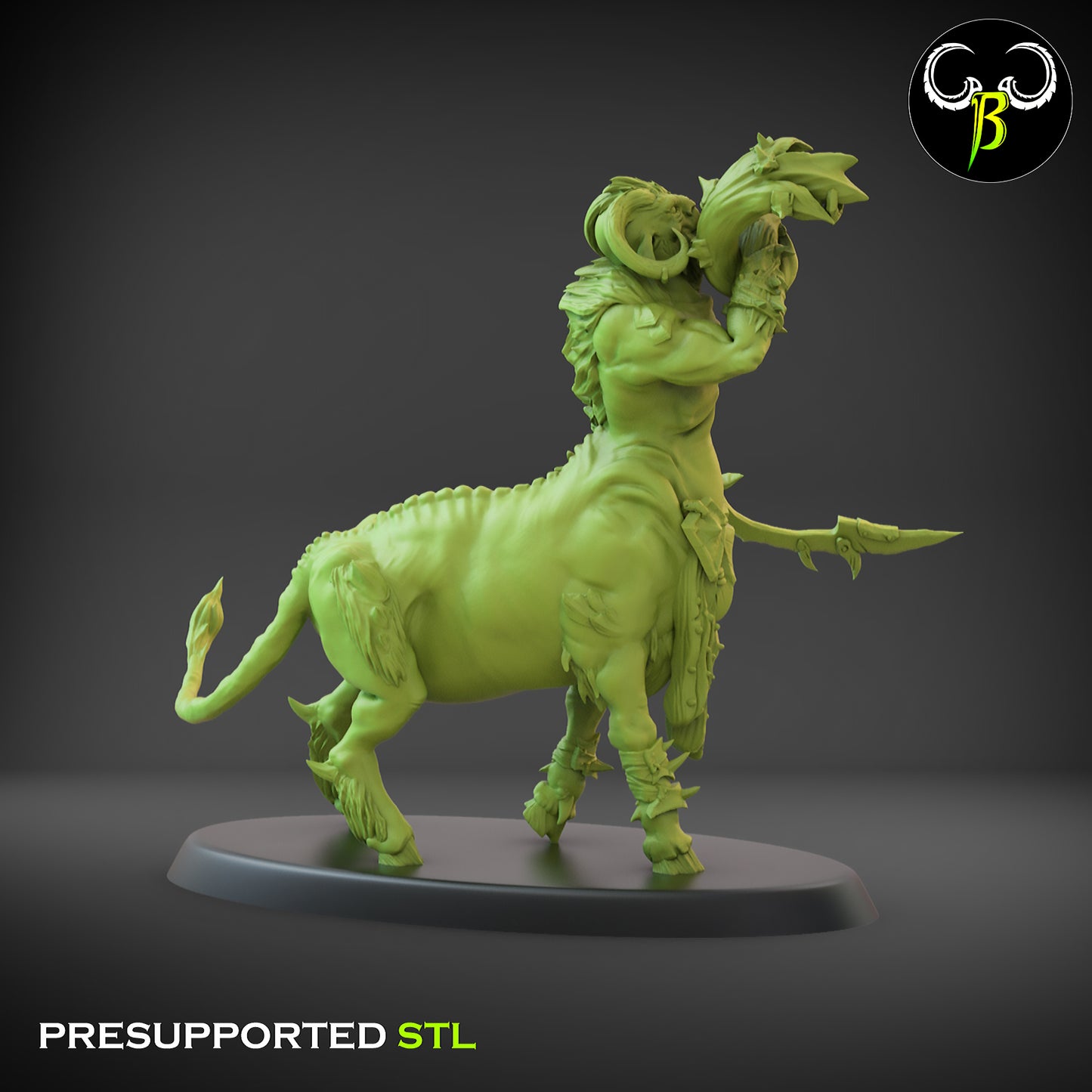 FB - Horned Riders with sword Squad - BR - FALLEN BEAST - Fantasy – ClayBeastCreation 24-05