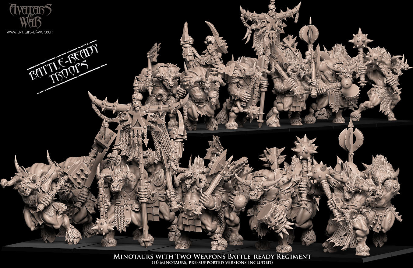 ORC - Orques de Fer avec un régiment d'armes puissantes - BR - ORCS - Fantasy – Avatars de Guerre