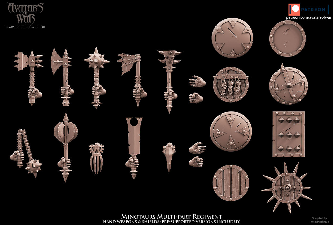BEAST - Minotaurs Regiment - MULTI - BEAST - Fantasy – Avatars of War