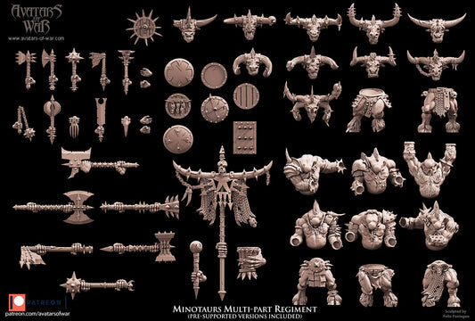 BEAST - Minotaurs Regiment - MULTI - BEAST - Fantasy – Avatars of War