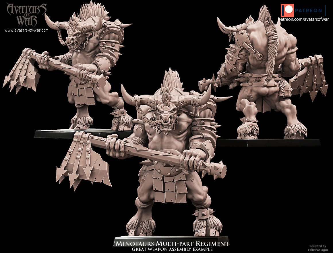 ORC - Orques de Fer avec un régiment d'armes puissantes - BR - ORCS - Fantasy – Avatars de Guerre