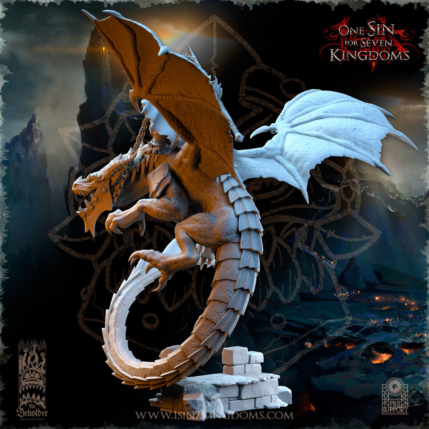 EE - Ohru Tree Shepherd - MULTI – ELFES À FEUILLES PERSISTANTES - Fantasy – The Beholder Miniatures 25-04