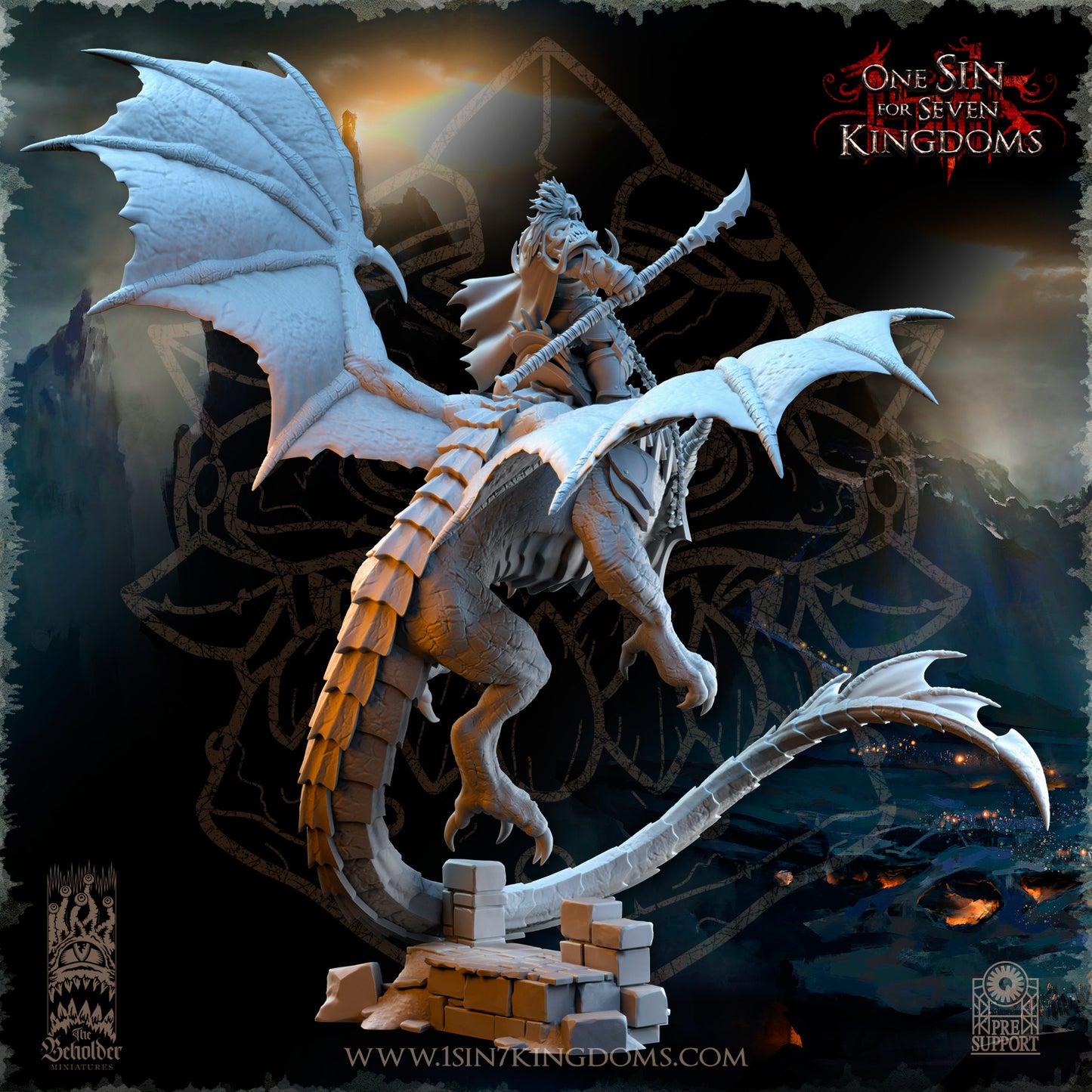 EE - Ohru Tree Shepherd - MULTI – ELFES À FEUILLES PERSISTANTES - Fantasy – The Beholder Miniatures 25-04