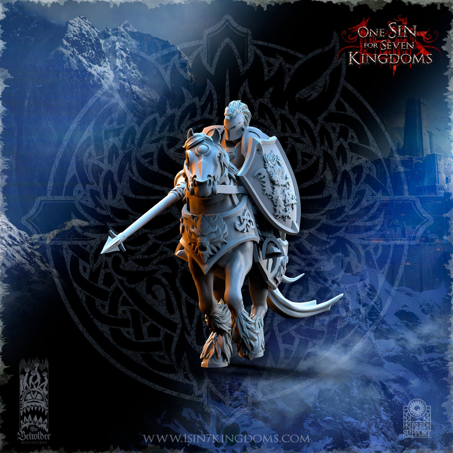 EE - Ohru Tree Shepherd - MULTI – ELFES À FEUILLES PERSISTANTES - Fantasy – The Beholder Miniatures 25-04