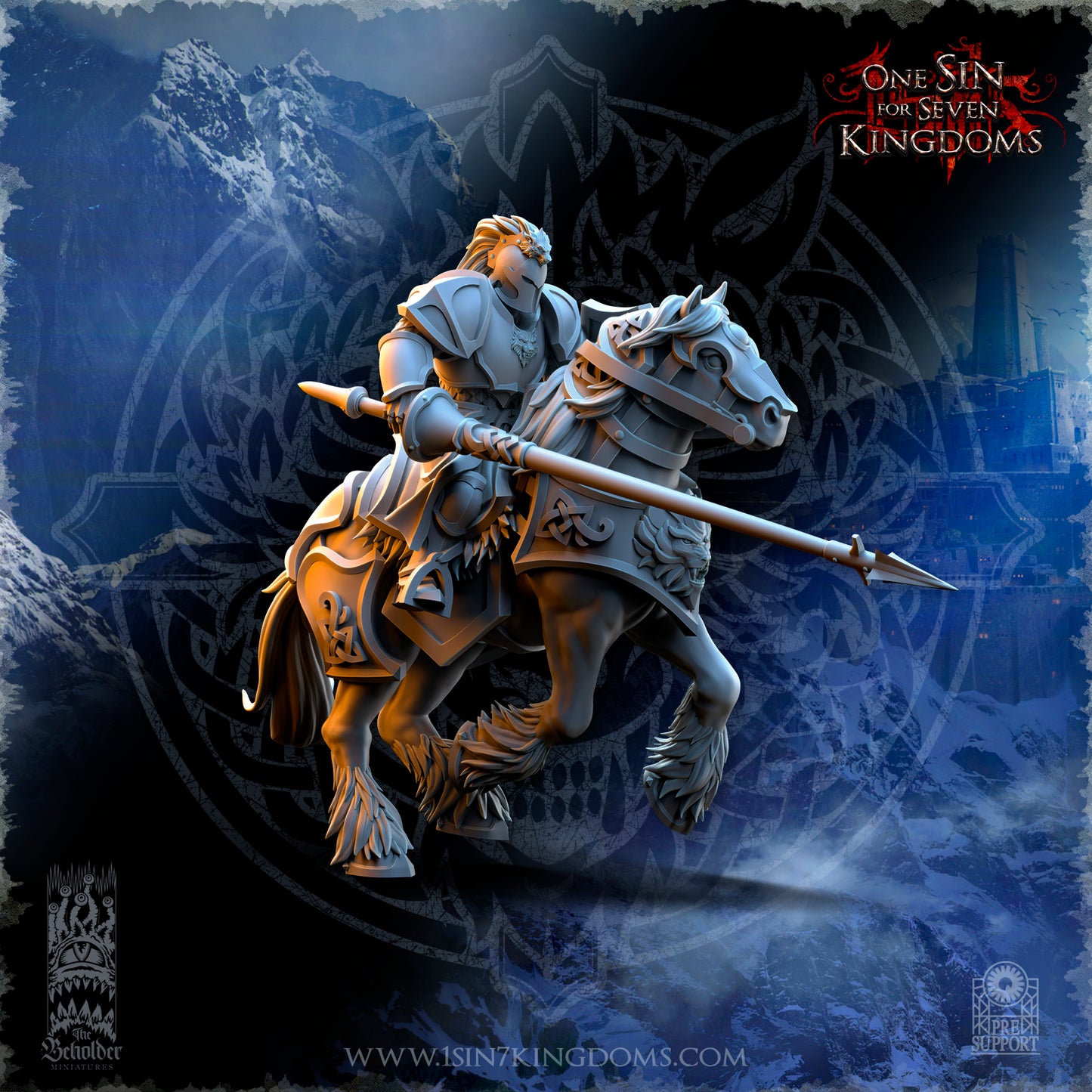 EE - Ohru Tree Shepherd - MULTI – ELFES À FEUILLES PERSISTANTES - Fantasy – The Beholder Miniatures 25-04