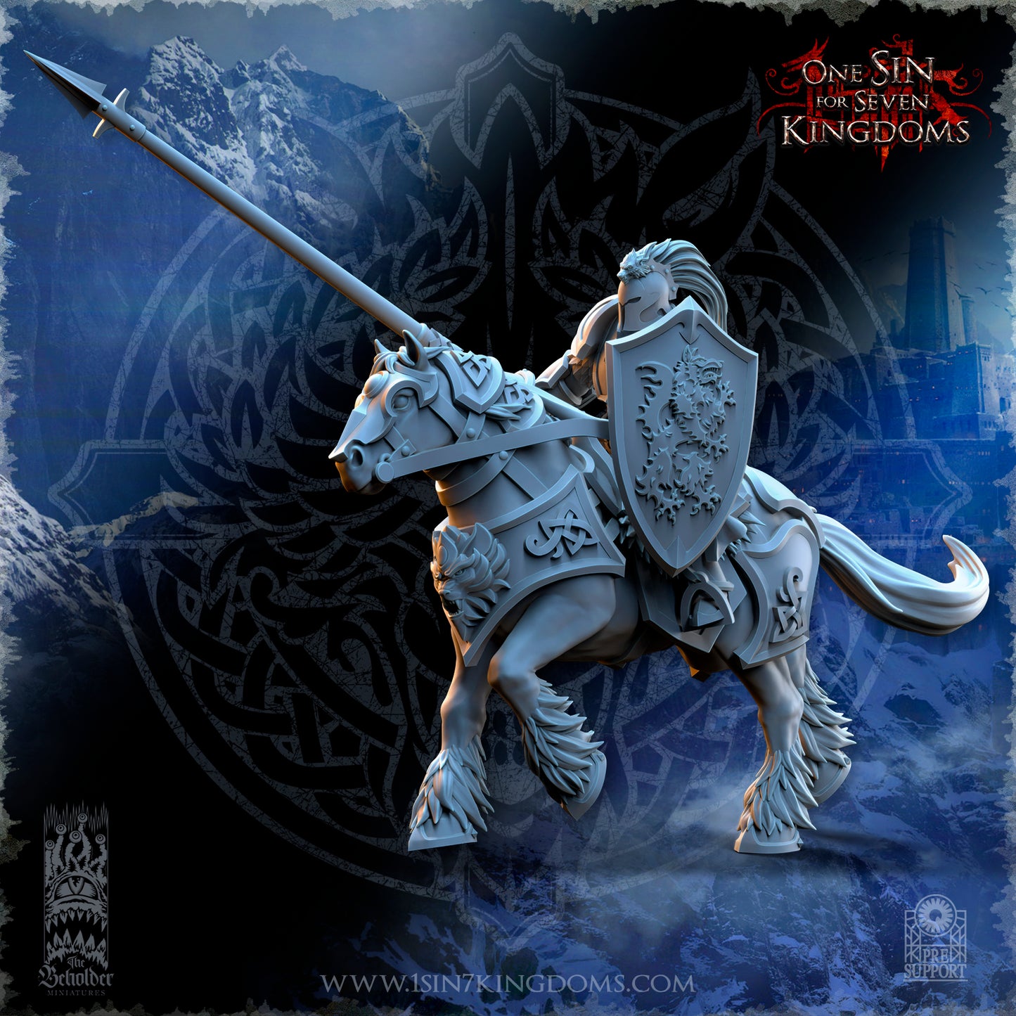 EE - Ohru Tree Shepherd - MULTI – ELFES À FEUILLES PERSISTANTES - Fantasy – The Beholder Miniatures 25-04