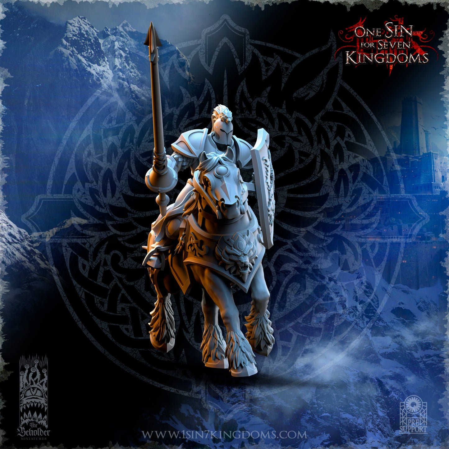 EE - Ohru Tree Shepherd - MULTI – ELFES À FEUILLES PERSISTANTES - Fantasy – The Beholder Miniatures 25-04