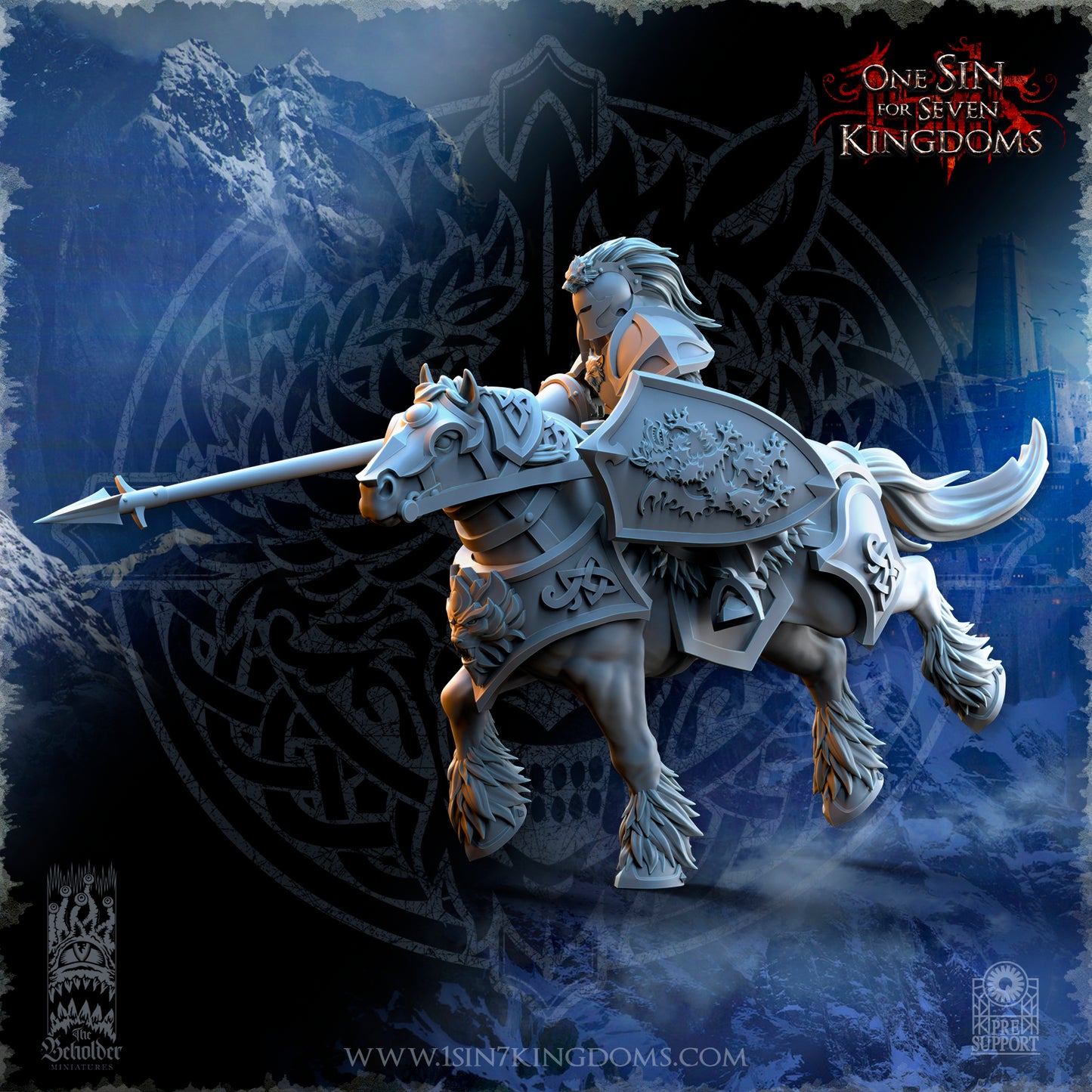 EE - Ohru Tree Shepherd - MULTI – ELFES À FEUILLES PERSISTANTES - Fantasy – The Beholder Miniatures 25-04