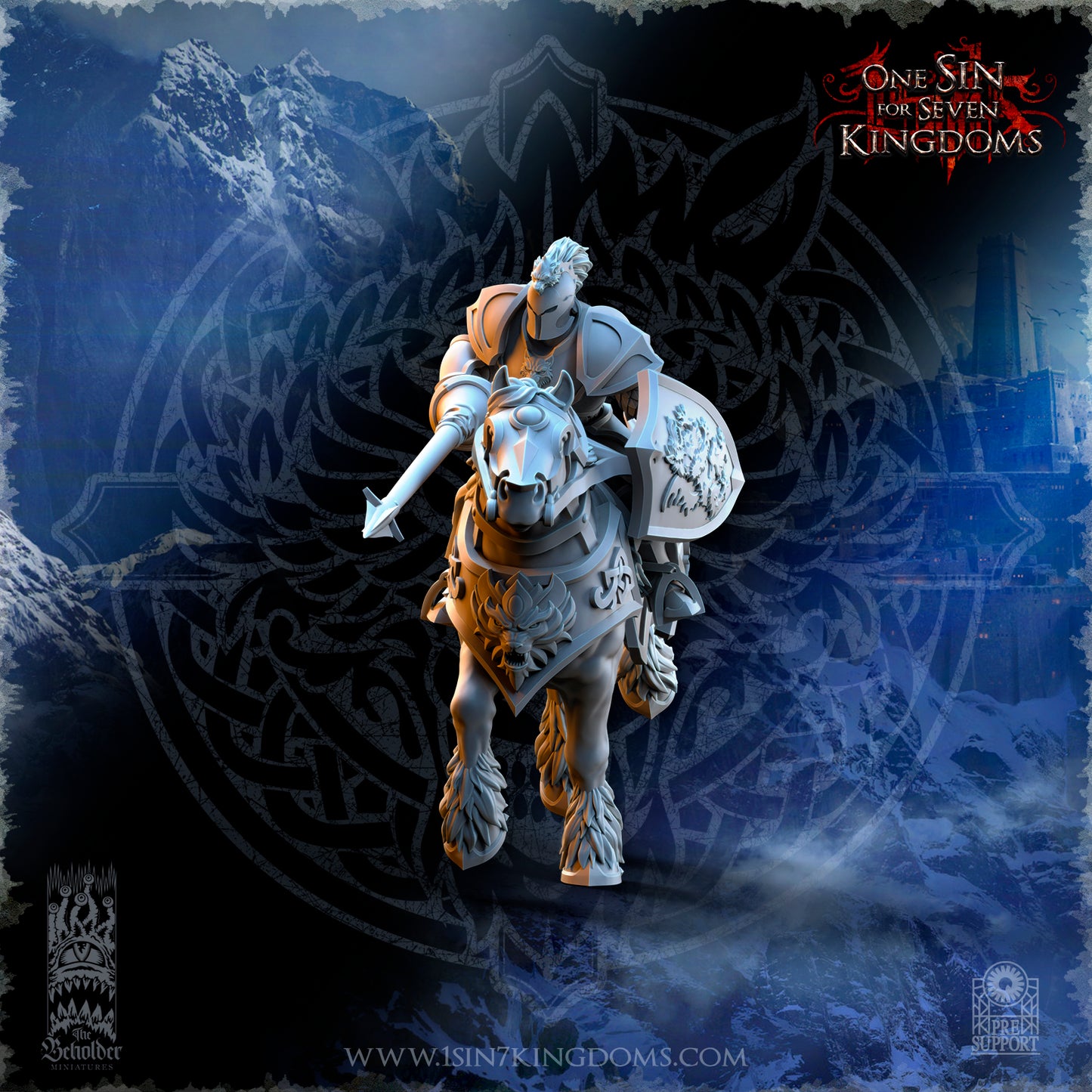 EE - Ohru Tree Shepherd - MULTI – ELFES À FEUILLES PERSISTANTES - Fantasy – The Beholder Miniatures 25-04