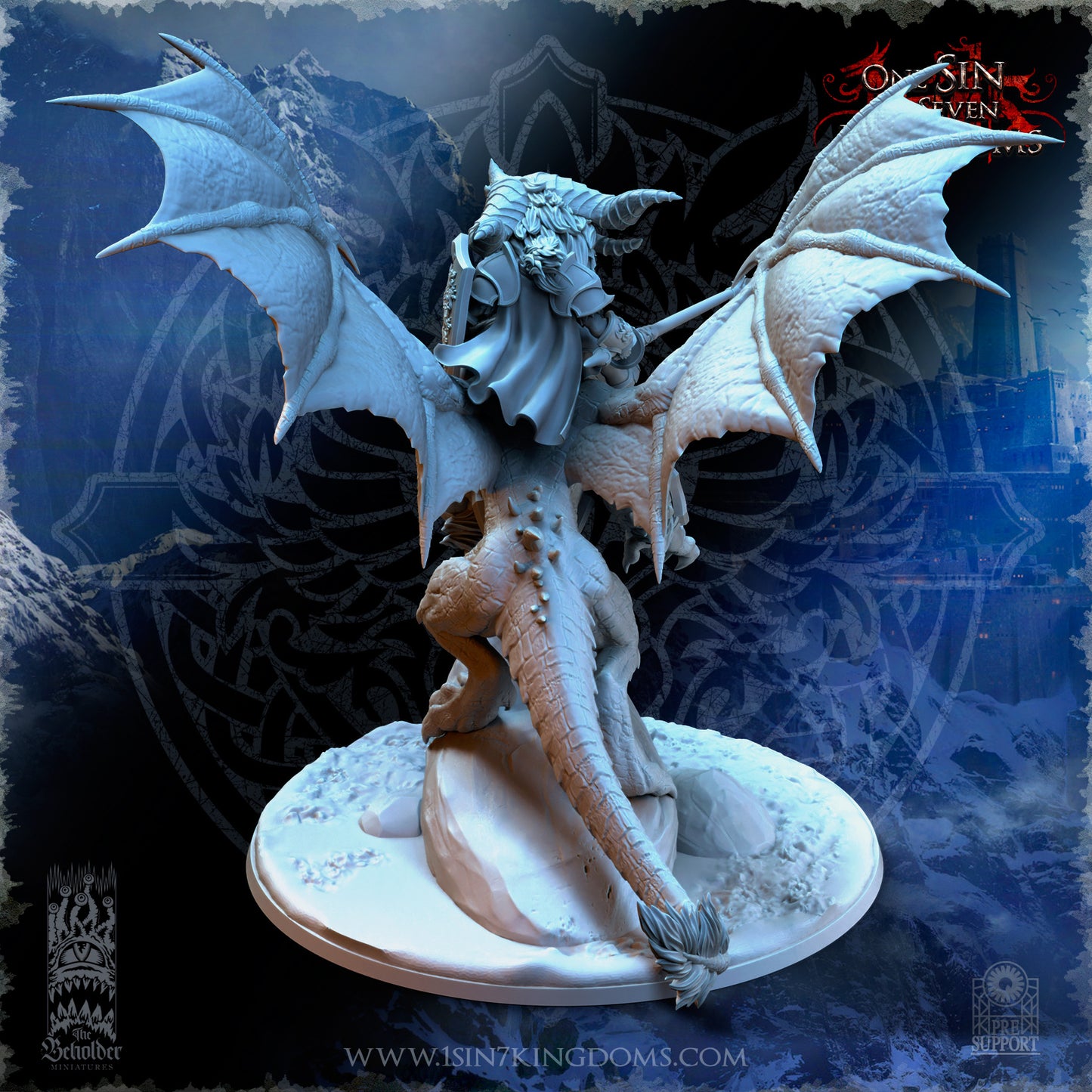 EE - Ohru Tree Shepherd - MULTI – ELFES À FEUILLES PERSISTANTES - Fantasy – The Beholder Miniatures 25-04