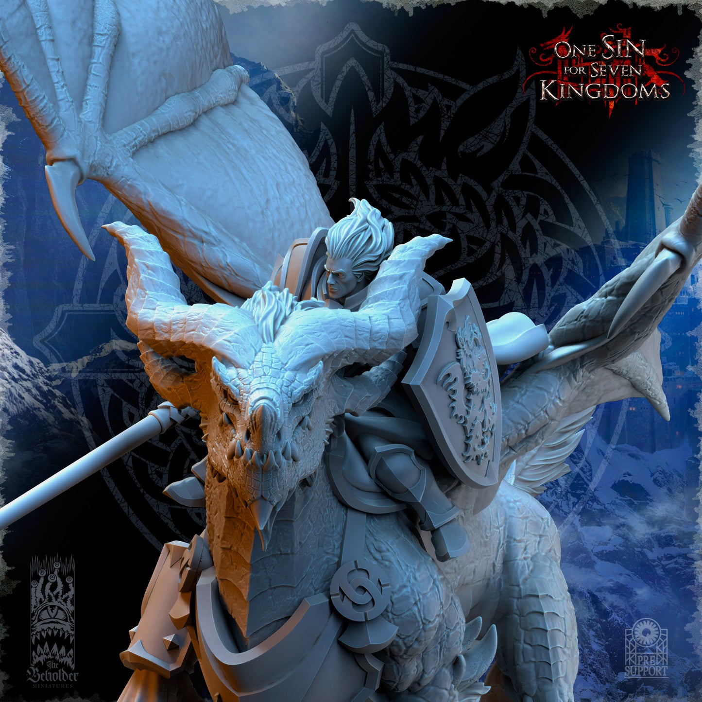 EE - Ohru Tree Shepherd - MULTI – ELFES À FEUILLES PERSISTANTES - Fantasy – The Beholder Miniatures 25-04