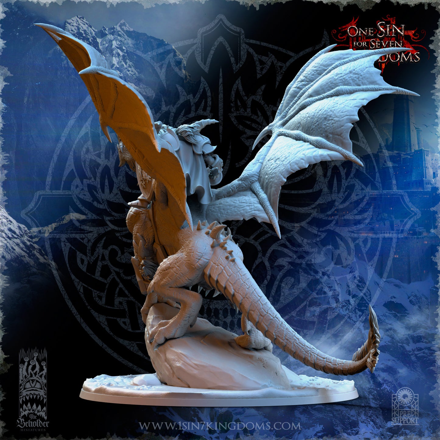 EE - Ohru Tree Shepherd - MULTI – ELFES À FEUILLES PERSISTANTES - Fantasy – The Beholder Miniatures 25-04