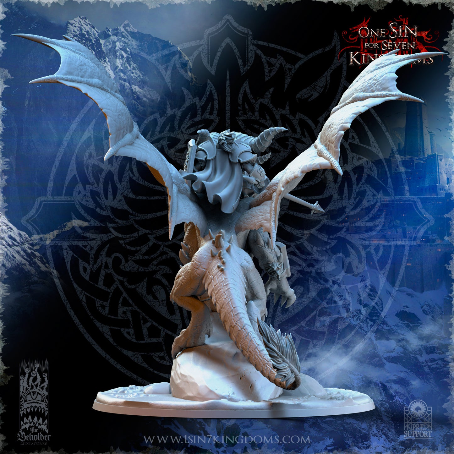 EE - Ohru Tree Shepherd - MULTI – ELFES À FEUILLES PERSISTANTES - Fantasy – The Beholder Miniatures 25-04
