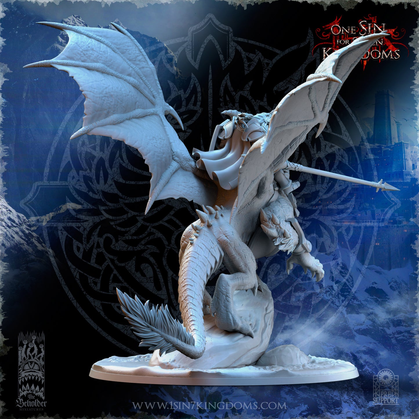 EE - Ohru Tree Shepherd - MULTI – ELFES À FEUILLES PERSISTANTES - Fantasy – The Beholder Miniatures 25-04