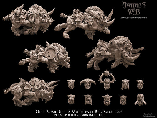 ORC - Orques de Fer avec régiment d'armes et de boucliers - BR - ORCS - Fantasy – Avatars de Guerre