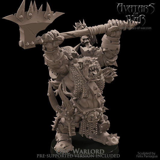 ORC - Orc Warlord with great weapon02 - BR - ORCS - Fantasy – Avatars of War - Legendary Heroes Patreon May 2021 - Batch 1