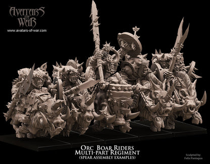 ORC - Orques de Fer avec régiment d'armes et de boucliers - BR - ORCS - Fantasy – Avatars de Guerre