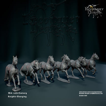 RD - Knights Mid 14th century Charging - MULTI - Historical - Reconquer Designs 25-10 Novità