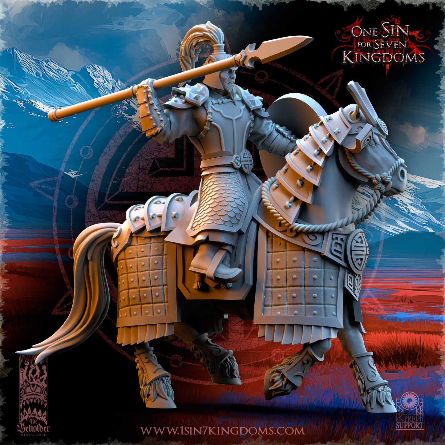 AS - Warriors riders - BR - ASTARII - The Beholder Miniatures 25-10 Novità