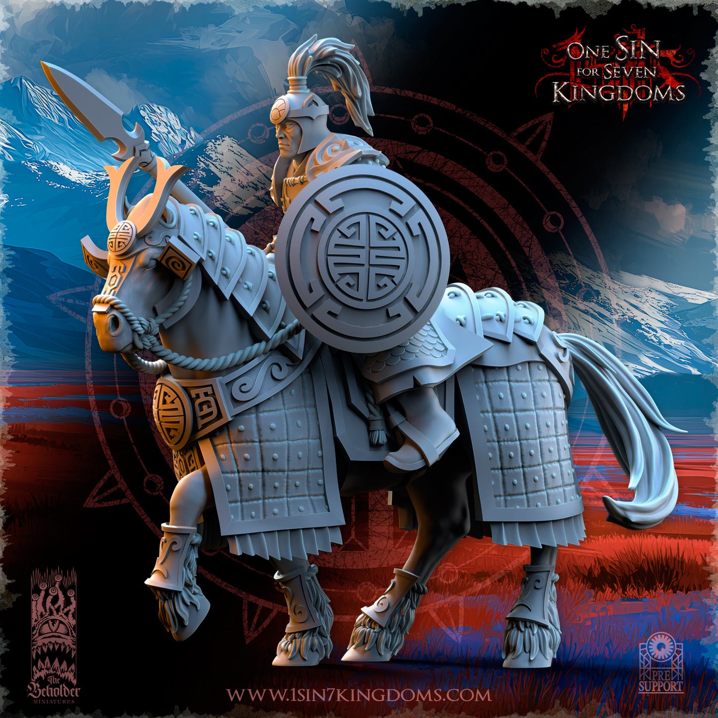 AS - Warriors riders - BR - ASTARII - The Beholder Miniatures 25-10 Novità