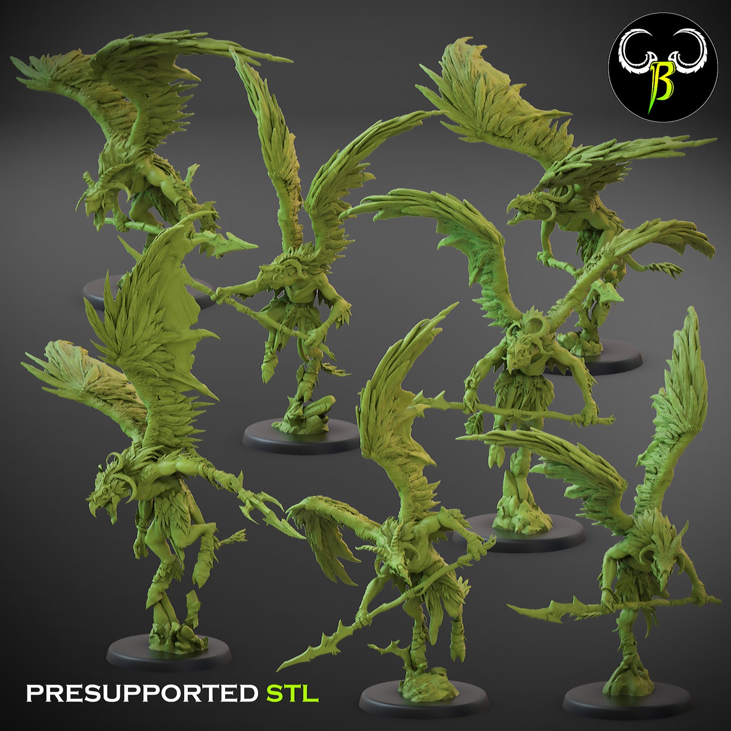 DL - Escouade féminine Spawn of Depravation - BR - DARK LEGIONS - Fantasy – ClayBeastCreation - 25-05 Nouveau