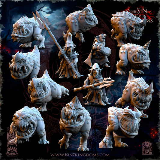 EE - Ohru Tree Shepherd - MULTI – ELFES À FEUILLES PERSISTANTES - Fantasy – The Beholder Miniatures 25-04