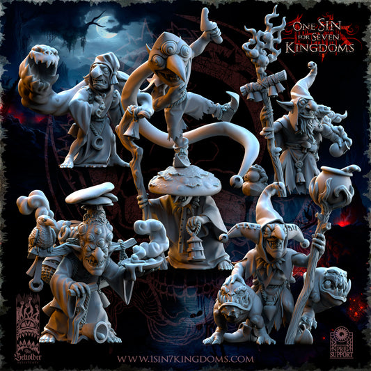 EE - Ohru Tree Shepherd - MULTI – ELFES À FEUILLES PERSISTANTES - Fantasy – The Beholder Miniatures 25-04
