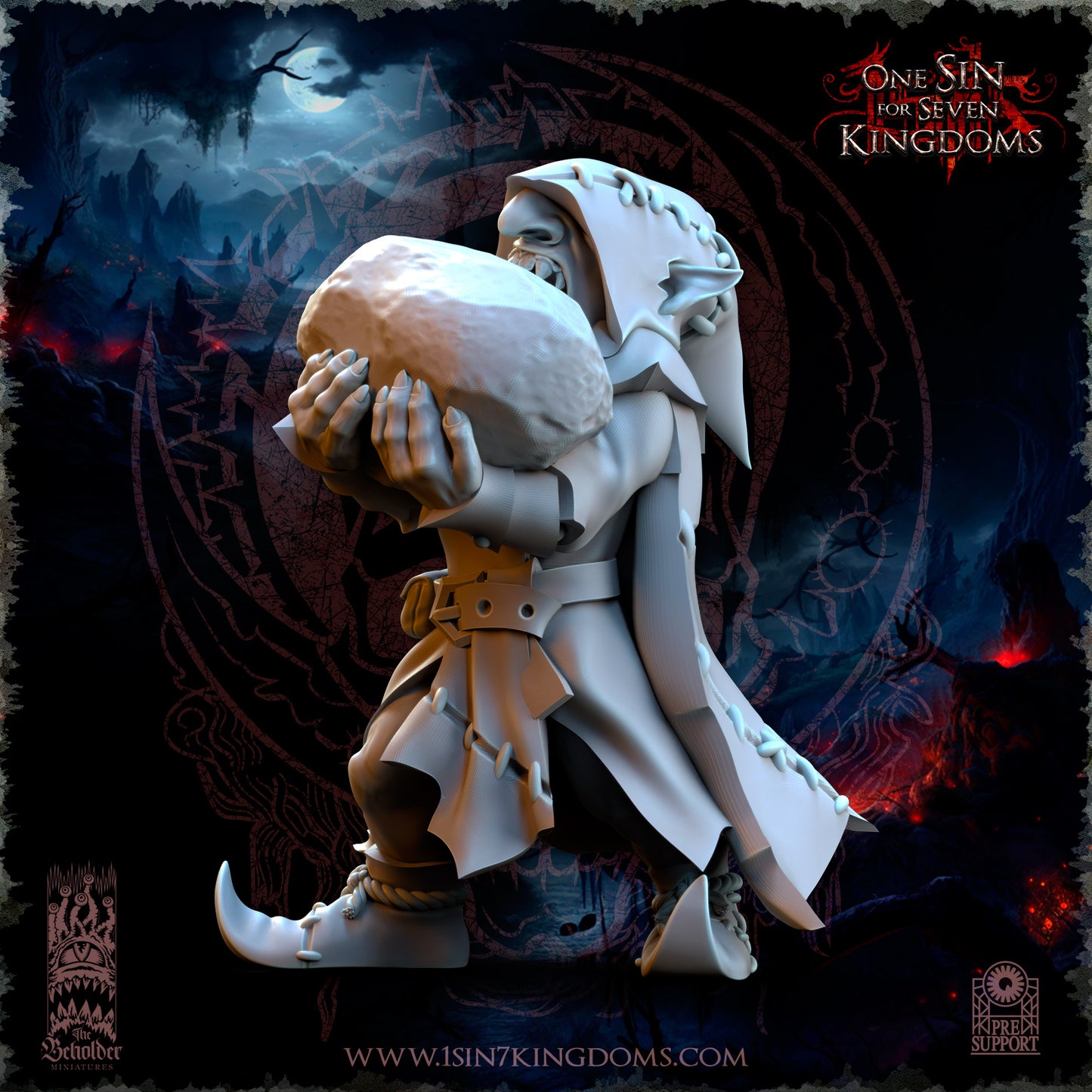 EE - Ohru Tree Shepherd - MULTI – ELFES À FEUILLES PERSISTANTES - Fantasy – The Beholder Miniatures 25-04