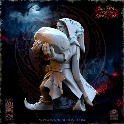 EE - Ohru Tree Shepherd - MULTI – ELFES À FEUILLES PERSISTANTES - Fantasy – The Beholder Miniatures 25-04