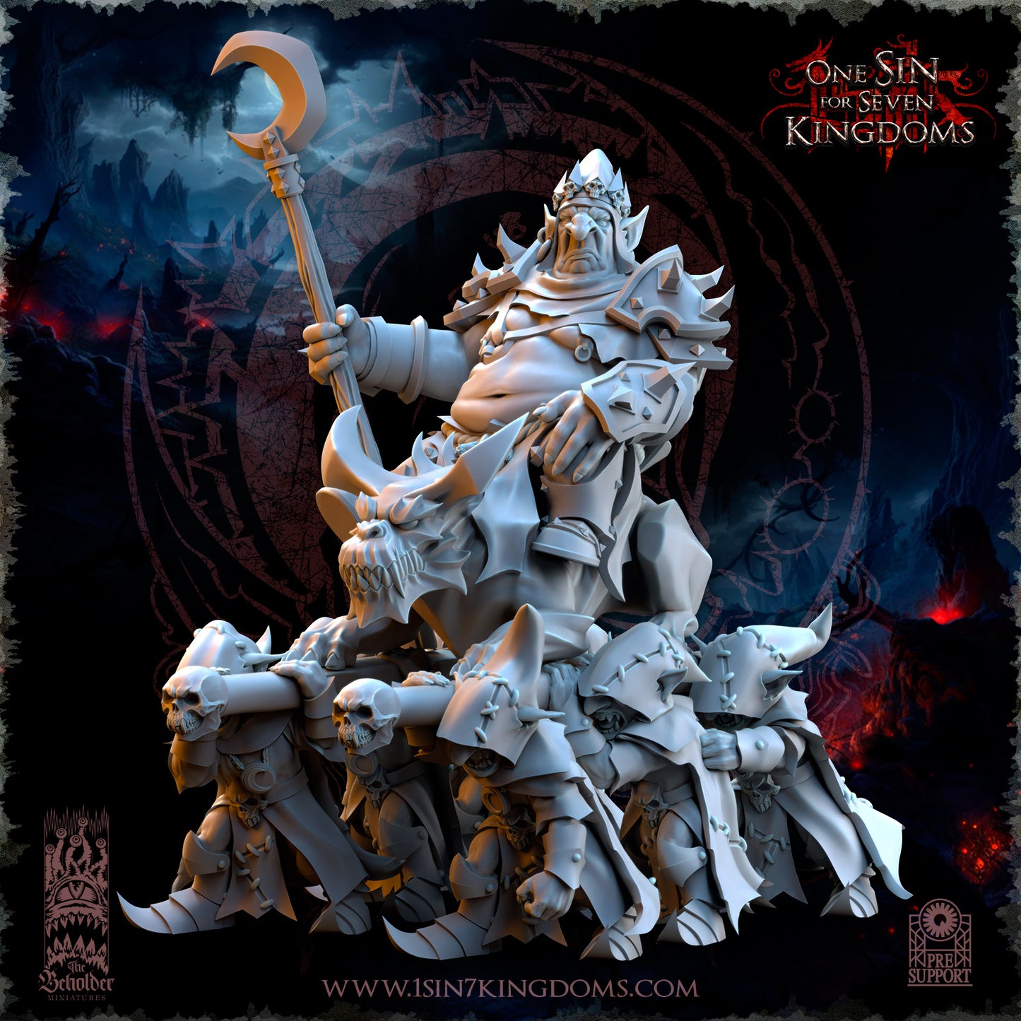 EE - Ohru Tree Shepherd - MULTI – ELFES À FEUILLES PERSISTANTES - Fantasy – The Beholder Miniatures 25-04