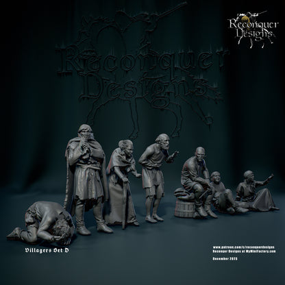 RD - Villagers Set D - BR - Historical - Reconquer Designs  25-12 Novità