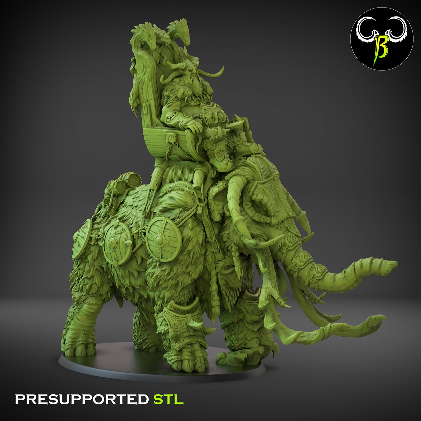 SE - Borean Warmoth Armored Jarl - MULTI - SONS OF EVERFEST - Fantasy – ClayBeastCreation