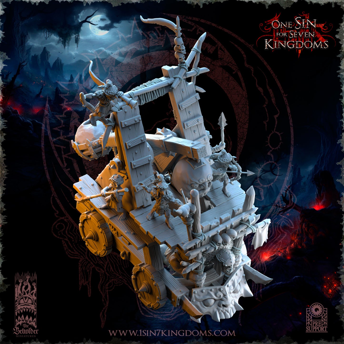 EE - Ohru Tree Shepherd - MULTI – ELFES À FEUILLES PERSISTANTES - Fantasy – The Beholder Miniatures 25-04