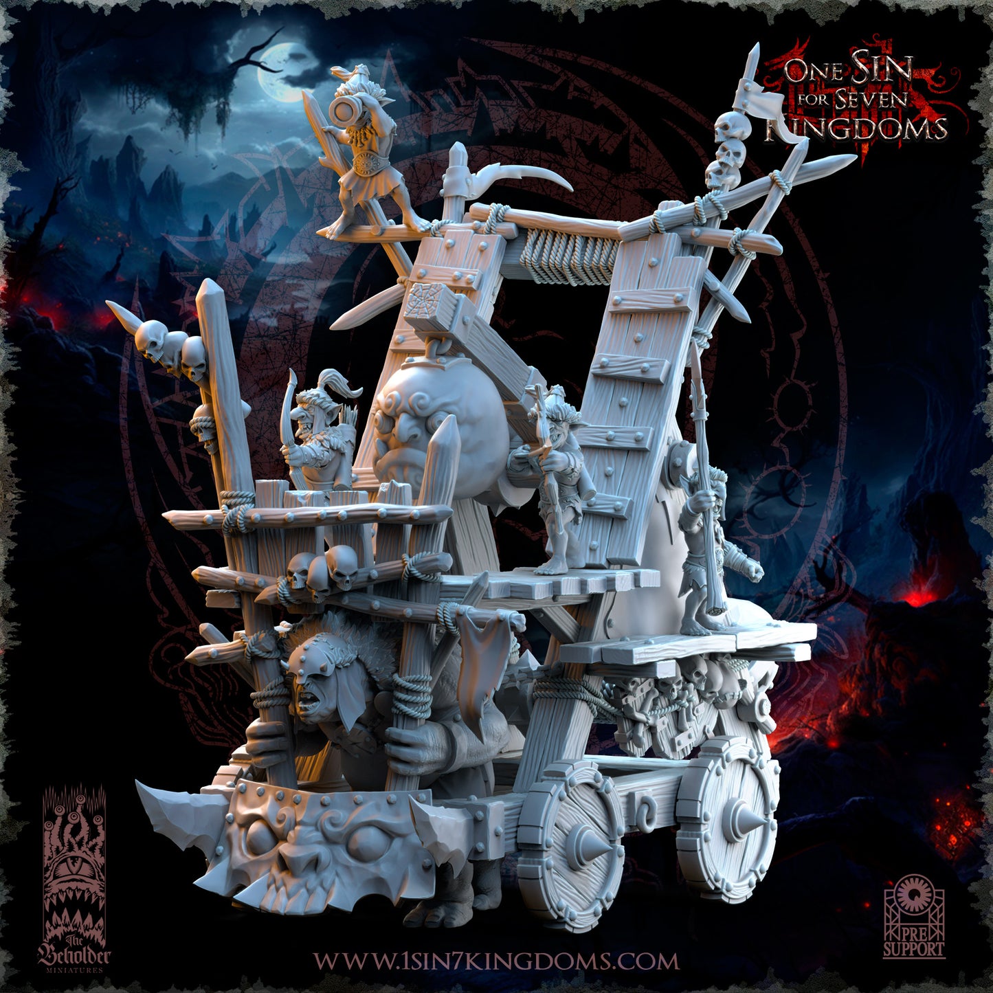 EE - Ohru Tree Shepherd - MULTI – ELFES À FEUILLES PERSISTANTES - Fantasy – The Beholder Miniatures 25-04