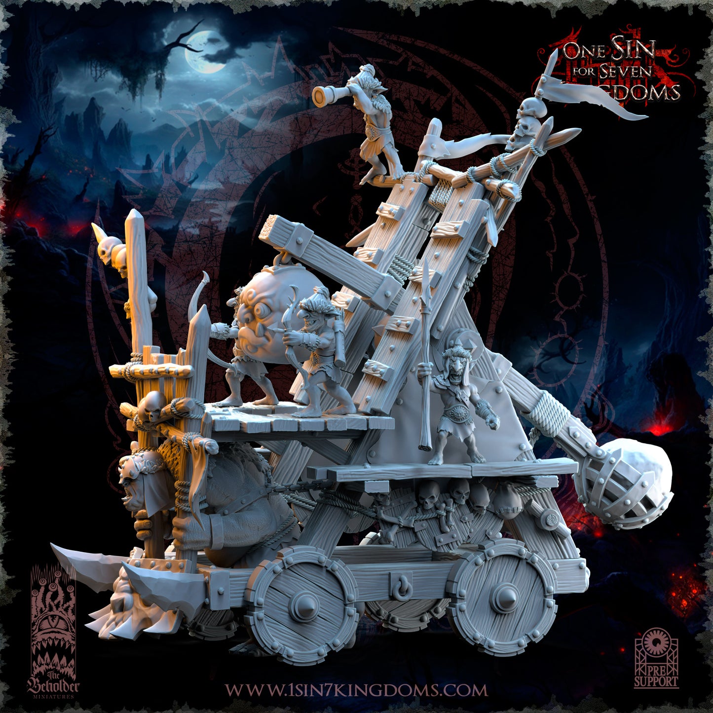 EE - Ohru Tree Shepherd - MULTI – ELFES À FEUILLES PERSISTANTES - Fantasy – The Beholder Miniatures 25-04