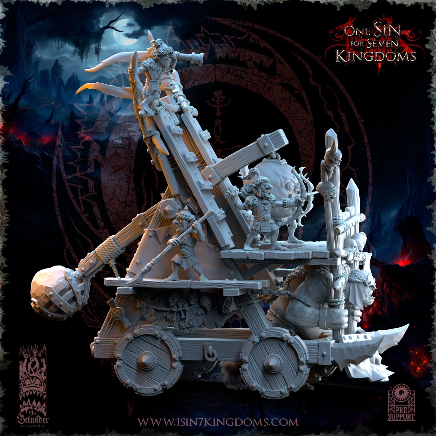 EE - Ohru Tree Shepherd - MULTI – ELFES À FEUILLES PERSISTANTES - Fantasy – The Beholder Miniatures 25-04