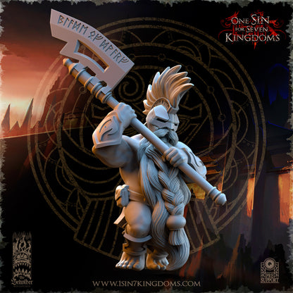 DK - Ingénieurs de guerre - BR – ROYAUME DES NAINS - Fantasy – The Beholder Miniatures 25-05 Nouveau