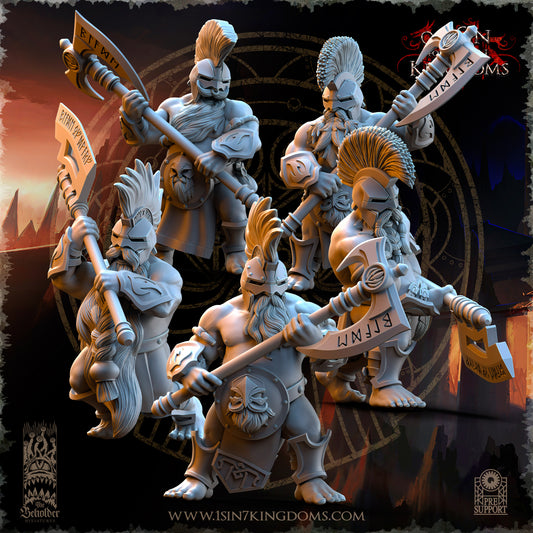 DK - Ingénieurs de guerre - BR – ROYAUME DES NAINS - Fantasy – The Beholder Miniatures 25-05 Nouveau