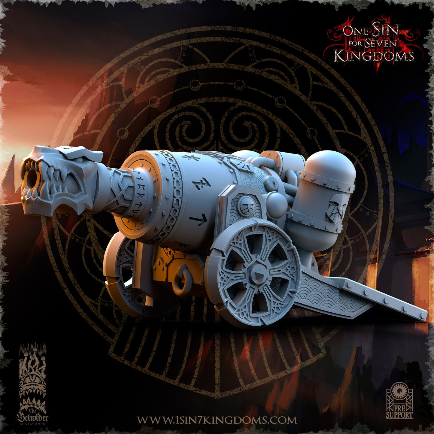 DK - Ingénieurs de guerre - BR – ROYAUME DES NAINS - Fantasy – The Beholder Miniatures 25-05 Nouveau