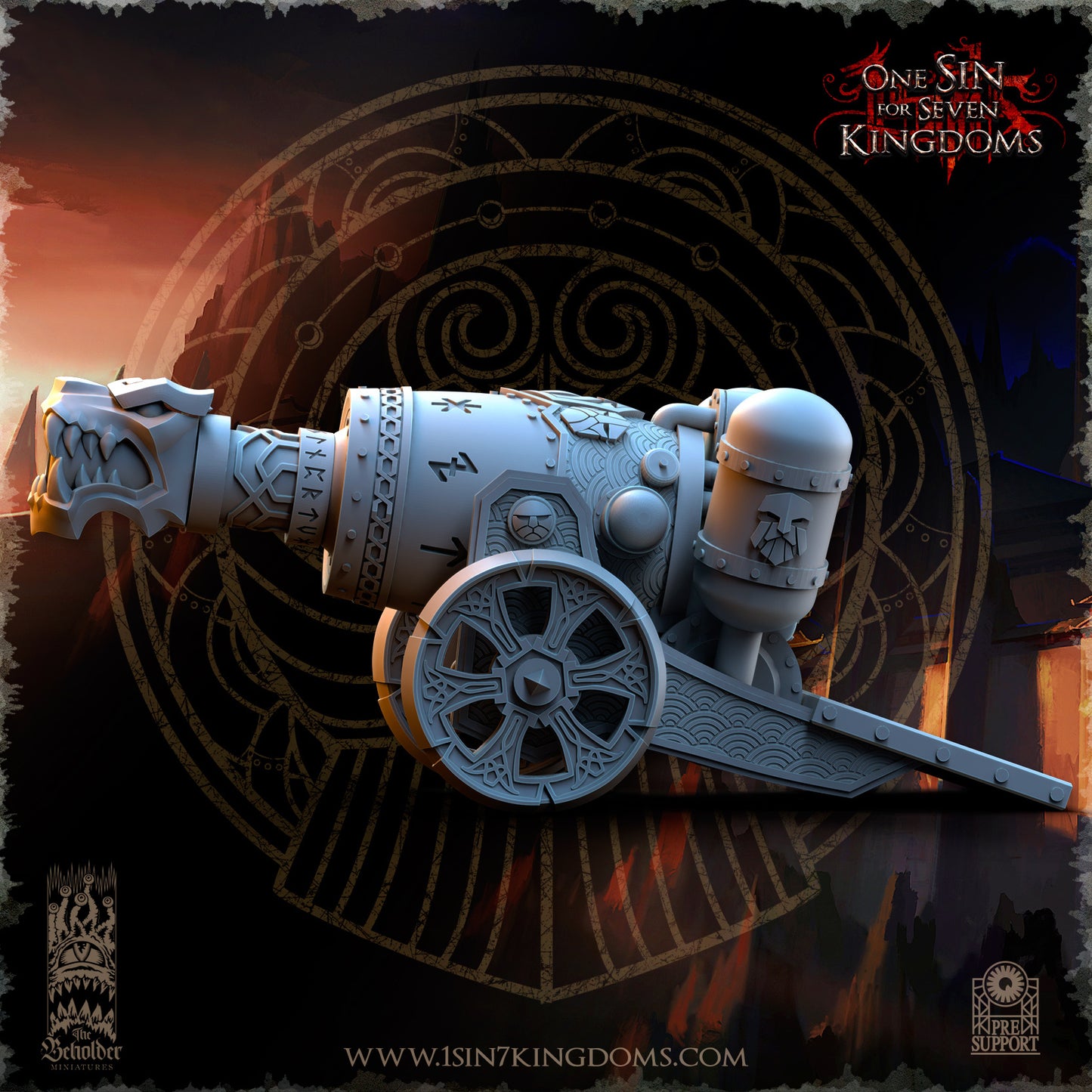 DK - Ingénieurs de guerre - BR – ROYAUME DES NAINS - Fantasy – The Beholder Miniatures 25-05 Nouveau