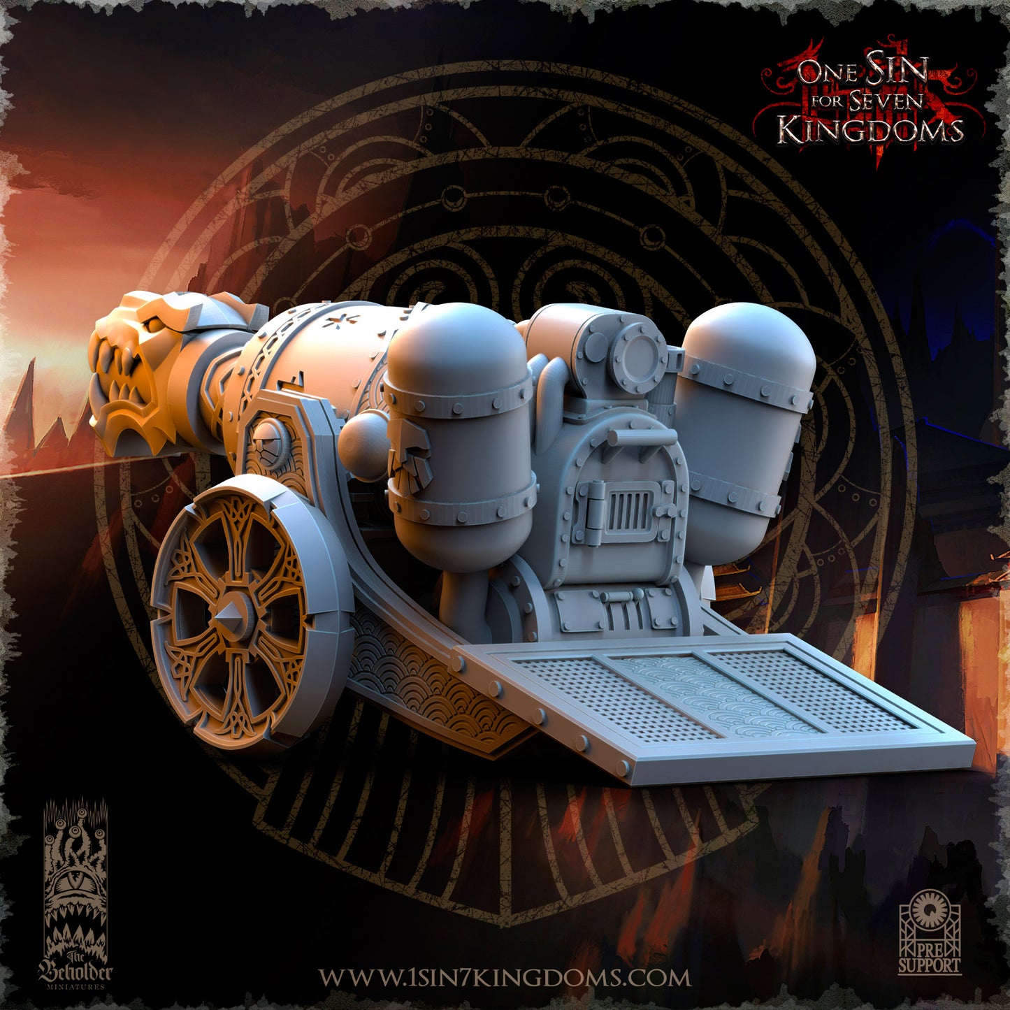 DK - Ingénieurs de guerre - BR – ROYAUME DES NAINS - Fantasy – The Beholder Miniatures 25-05 Nouveau