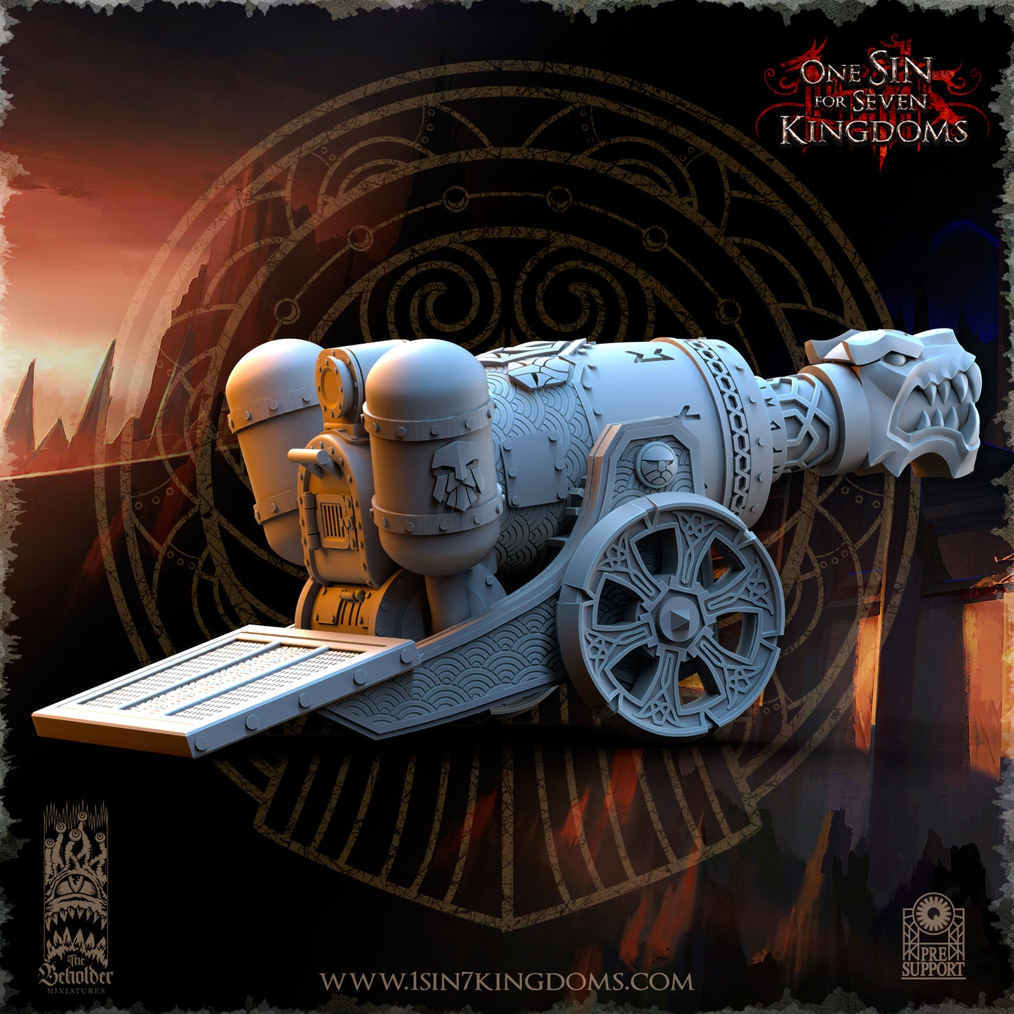 DK - Ingénieurs de guerre - BR – ROYAUME DES NAINS - Fantasy – The Beholder Miniatures 25-05 Nouveau