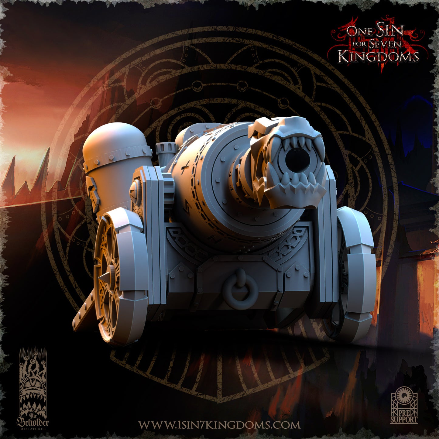 DK - Ingénieurs de guerre - BR – ROYAUME DES NAINS - Fantasy – The Beholder Miniatures 25-05 Nouveau