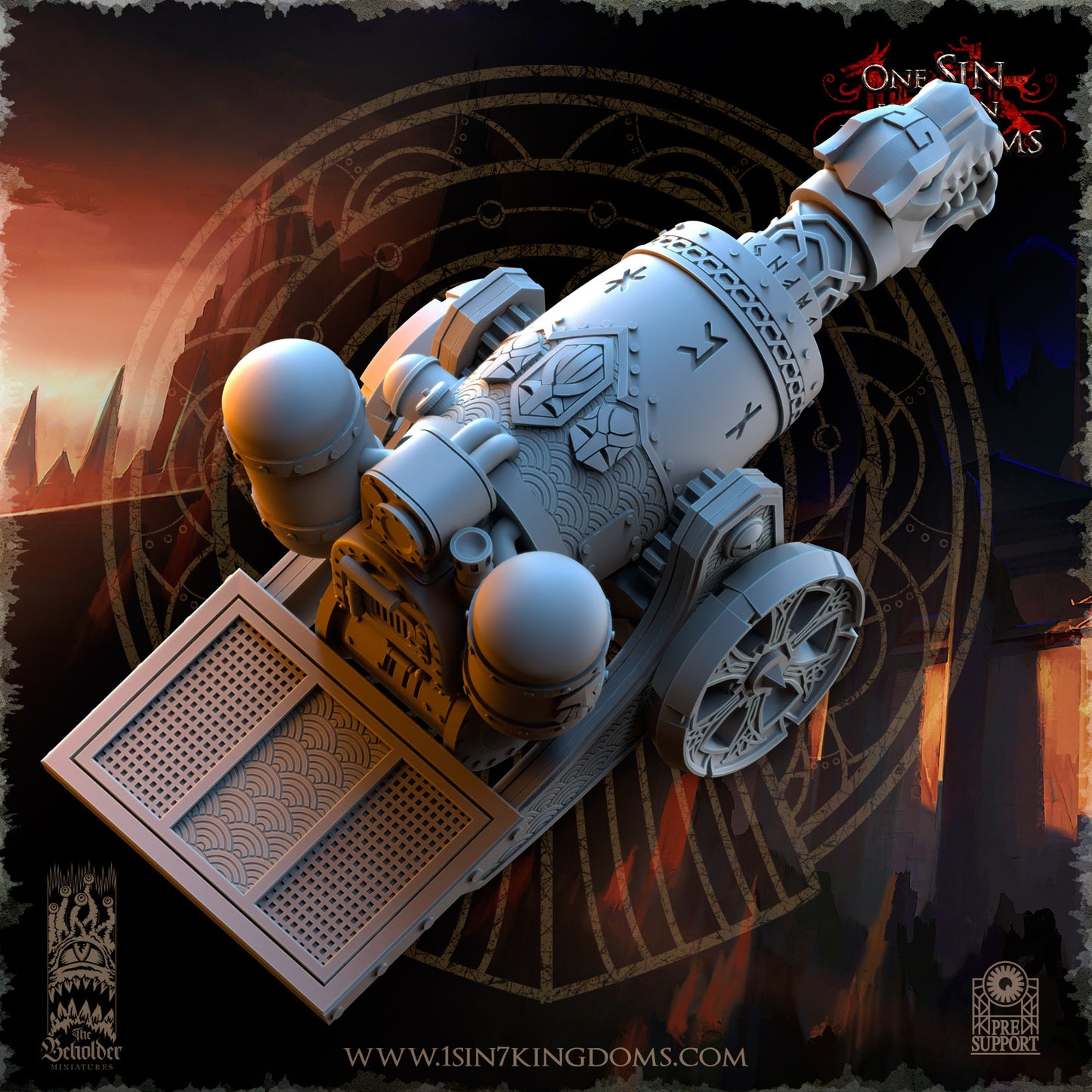 DK - Ingénieurs de guerre - BR – ROYAUME DES NAINS - Fantasy – The Beholder Miniatures 25-05 Nouveau