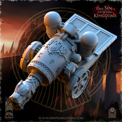 DK - Ingénieurs de guerre - BR – ROYAUME DES NAINS - Fantasy – The Beholder Miniatures 25-05 Nouveau