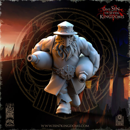 DK - Ingénieurs de guerre - BR – ROYAUME DES NAINS - Fantasy – The Beholder Miniatures 25-05 Nouveau
