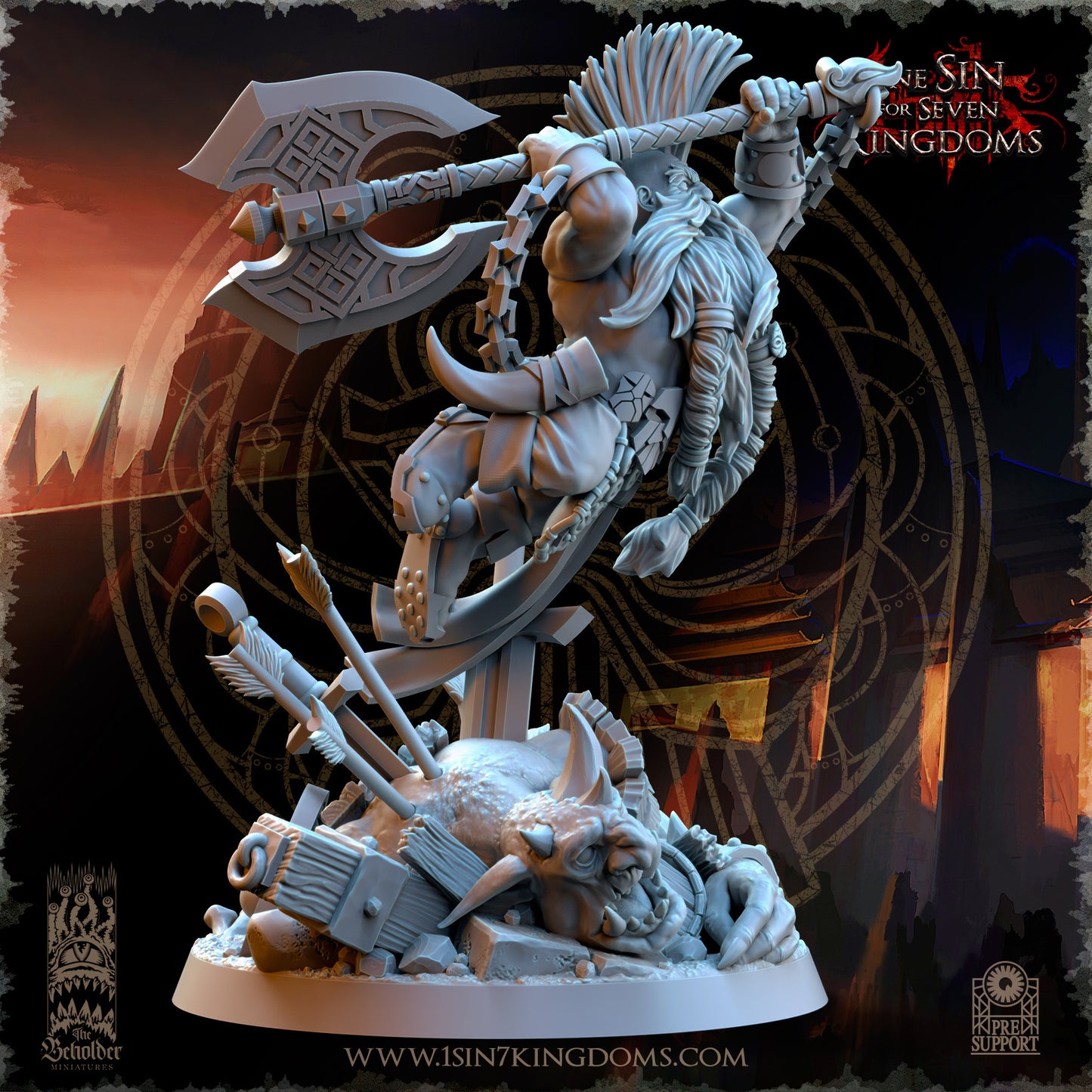 DK - Ingénieurs de guerre - BR – ROYAUME DES NAINS - Fantasy – The Beholder Miniatures 25-05 Nouveau