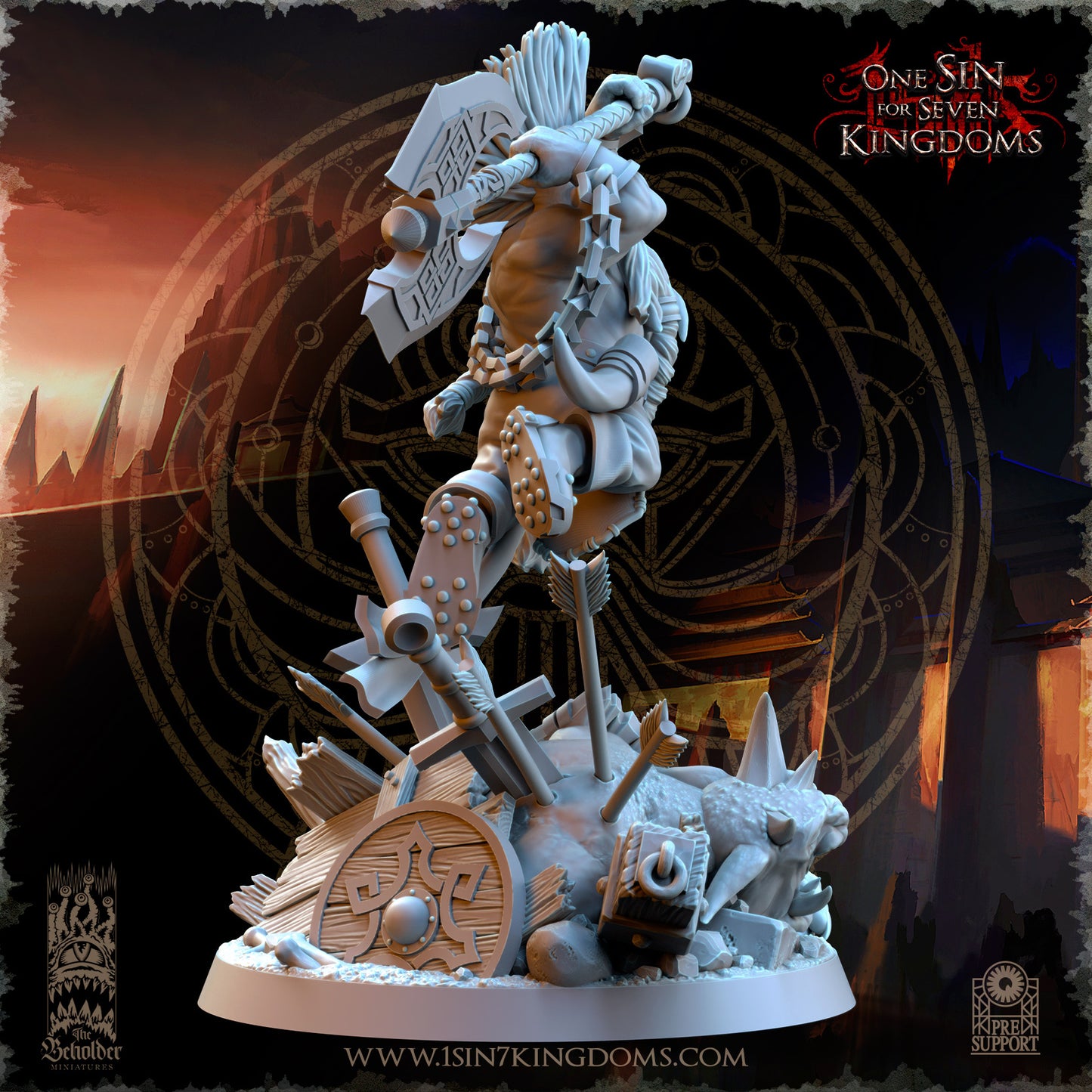 DK - Ingénieurs de guerre - BR – ROYAUME DES NAINS - Fantasy – The Beholder Miniatures 25-05 Nouveau